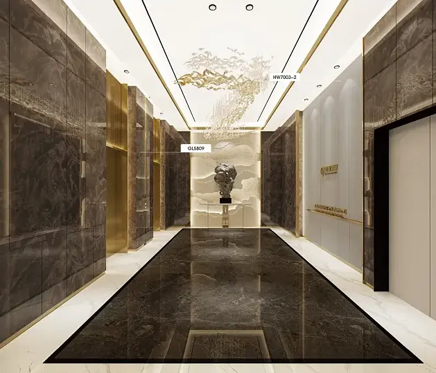 Marble Non-Adhesive PVC / Pet Film