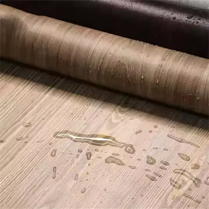Fîlimên Wood Wood PVC ji bo Kabîneya Kitchen Kitchen Cover