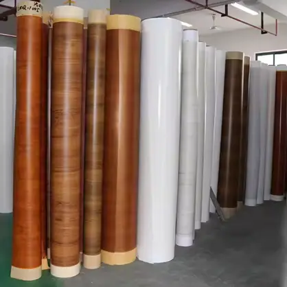 PVC Wood Wood Film Vinyl Kitchen and Mobil